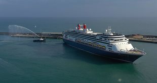 Fred. Olsen Cruise Lines' new flagship sets sail from Dover