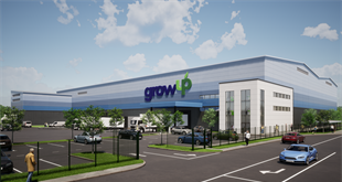 GrowUp celebrates Topping Out at new vertical farm